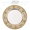 Ceramic Porcelain Gold Rim Eco-Friendly Europe Nordic Style Elegant Wedding Dinnerware Plates