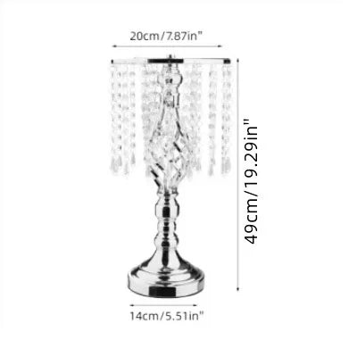 HOT Wedding Flower Stand Metal Flower Vases Crystal Flower Stand Wedding Centerpieces for Tables Party Dinner Hotel Decoration