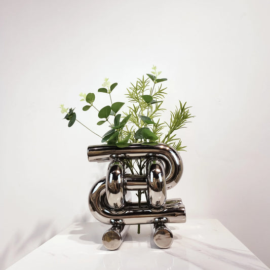 Factory Customization and Wholesale of Modern Minimalist Home Wedding Decoration and Irregular Ceramic Vases
