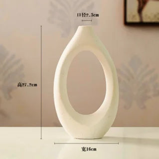 Ceramic Vase Set  Newly Design Gifts Pampas Grass Pots Flower Vases Wedding Hot Selling Tabletop Vase Living Bedroom  Home Decor